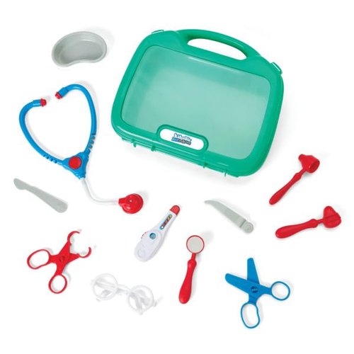 Kidoozie My First Doctor&#39;s Kit - 12 Piece Kids Pretend Play Doctor Kit Toy and Carrying Case - Ro...