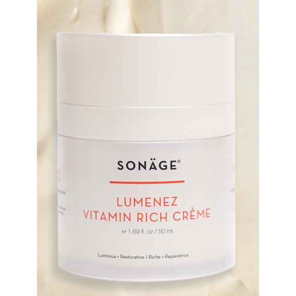 SONAGE Lumenez Vitamin Facial Cream: Daily Restorative Moisturizer with Vitamin C | Hydrating Cream for Dry Skin