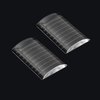Arc Lash Tiles for Lash Extension, Clear Glass Lash Trays, Lash Pallet for Lash Extensions, Eyelash Extension Crystal Pallet Lash Holder Tray, 2 Pack