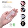 AMORIX 6 Packs Lip Gloss Tubes 5ml Pink Cap Lip Gloss Containers Empty Lip Balm Tubes Cosmetic Squeeze Lipgloss Tubes for DIY Lip Gloss Base