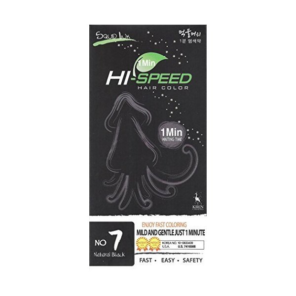 1 Minute Hi Speed Hair Color #7 Natural Black