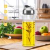 Aelga Olive Oil Dispenser Bottle - Glass Oil Dispenser-Oil Dispenser Bottle for Kitchen with Stainless Steel Spout