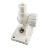 White Water 50039 4-Way Ratchet VHF Antenna Mount with Axis Knob. Color - Ivory