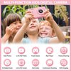 Kids Camera Toys for Boys Girls,Digital Video Camera Toys for Kids with MP3 Music Player and 32GB SD Card,Ideas Birthday Gifts for 4 5 6 7 8 9 10+ Years Old Little Girls and Boys(Pink)
