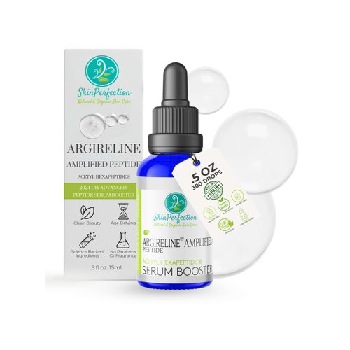 Skin Perfection Argireline Amplified Peptide Solution Multifunctional Anti-Aging | Mix Into Any Face Cream for DIY Wrinkle Relaxing | Acetyl Hexapeptide 8