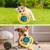 Mity rain Dog Puzzle Toy - Steering Wheels Dog Toys to Keep Them Busy Treat Dispensing Dog Toys for Boredom, Indestructible Dog Toys for Aggressive Chewers