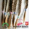Rubber Bands Hair Band Soft Elastic Hair Accessories Braid Mini Hair Ties Stretchy Hair Ties No Damage Rubber Bands for Hair Made in Vietnam (1 LB - Blue)