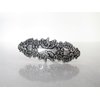 Silver or bronze metal viking nordic filigree hair clip barrette for fine thin (Primary color: Silver)