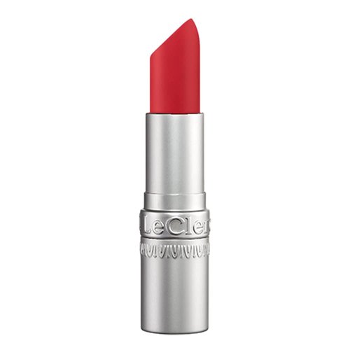 T. Leclerc Satin Lipstick - Intense Lustrous Moisturizing Creamy Formula High Impact Color Pigment Long Lasting Face Makeup Lip Cream Hydrating Conditioning Stick Balm Made In France (Rouge Vibrant)