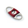 COSACASA Stainless Steel RED Wood Guillotine Cigar Cutter