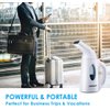 URPOWER Steamer for Clothes Steamer, Portable Handheld Garment Fabric Steamer Fast Heat-up Powerful Clothes Steamer with High Capacity for Home and Travel - Not for Abroad