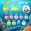 Hollowfly 12 Pcs Turtle Stress Balls Inspirational Stress Balls Soft Toys Turtle Squeeze Funny Turtles Stress Balls Stress Reliever Squeezable Foam Gifts Balls for Employee Coworker Staff