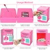 Renvdsa Electronic Piggy Bank for Kids 6 7 8 9 10 11 12 13 Year Old Girl Birthday Gifts Fun Toy for Age 6-13 for Kids to Save Cash and Coins (Pink)