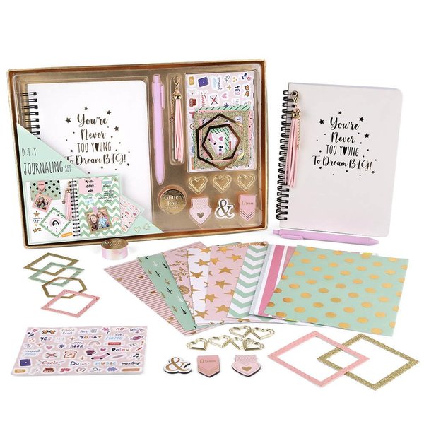 Unlock Creativity with Our DIY Journal Kit for Girls Ages 8-12 and Scrapbook Kit for Girls– Perfect DIY Journaling Gift Set for Preteens and Teen Girls