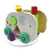 Orange Tree Toys: Shape Sorter: Jungle Elephant - Wooden Wheeled Animal Sorter, 6 Shape Blocks, Push-Pull-Sort, Educational Toy, Toddler & Kids Age 1+