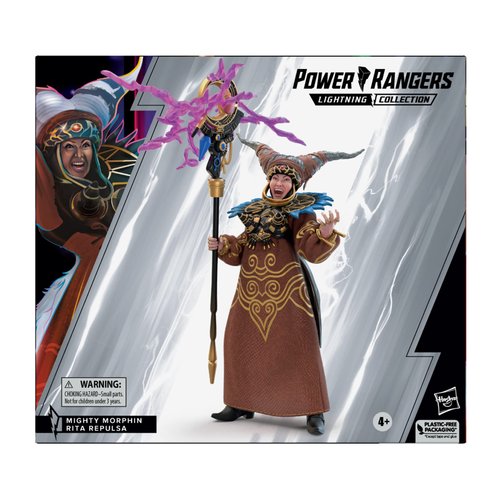 Power Rangers Lightning Collection Mighty Morphin Rita Repulsa 6-Inch Scale Action Figure, Toys for Boys and Girls Ages 4 and Up