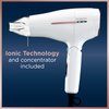 Conair Hair Dryer, Worldwide Travel Hair Dryer with Smart Voltage Technology and Folding Handle, Includes Concentrator