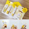 LSxia 4 Piece Honey Milk Lip Mask Lip Balm Lip Scrub Lip Oil Lip Care Kit, Moisturizing & Nourishing Dry and Cracked Lips, Overnight Sleeping Lip Exfoliator Lip Moisturizer Lip Repair