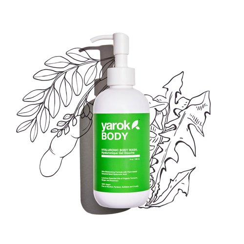 Yarok - Body - Hyaluronic Body Wash - Moisturize, Nourish & Protect - Luxurious & Cleansing - Helps Skin Elasticity - With Essential Oils - 100% Vegan - Gluten, Sulfate, Paraben & Cruelty Free - 8oz
