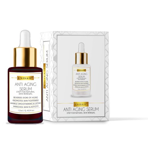 UNISAIF Anti Aging Serum – Serum for Face Anti Aging & Age Spot Remover for Face | Pore Minimizer for Face | Face Firming Serum for Skin Tightening | Facial Serum Reverses Sign of Aging 12 ml