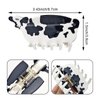 3.4 Inch Cow Hair Clips, Cellulose Acetate Hair Clips, French Design Cow Hair Claw Clips Cute Small Hairpins Hair Accessories for Women Girls