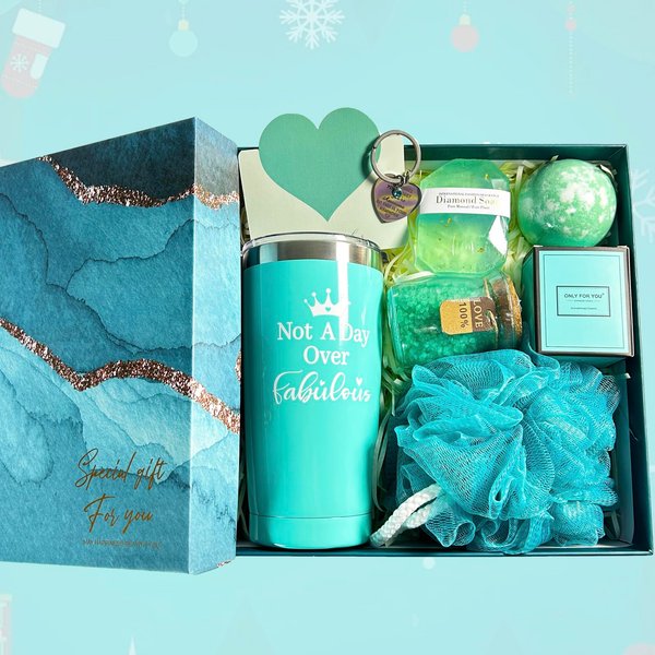 Christmas Gifts for Women, Relaxation Spa Gift Basket, Unique Gift Set for Mom, Sister, Wife, Best Friends, Female Coworker, Teacher, Nurse, Birthday Gifts for Women