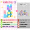 KAEILORU 45pcs Magnetic Blocks Building Cubes for Toddlers - Pastel Colors Magnetic Cubes Toys Classroom Must Have STEM Magnet Building Blocks Toy Christmas Birthday Gifts for Girls Boys Ages 1-3 3-5