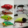 wLure 10 Blank Unpainted Crankbait Wide Wobble Medium Diver Jerkbait Slow Floating Fishing Lures with Free Eyes UPC647