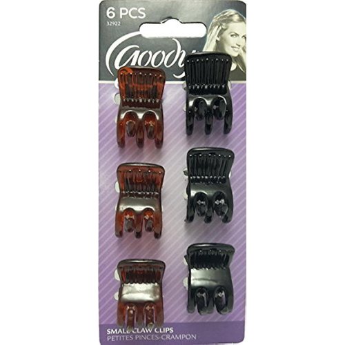 Goody WoMens Classics Mini Claw Clip, 6 Count