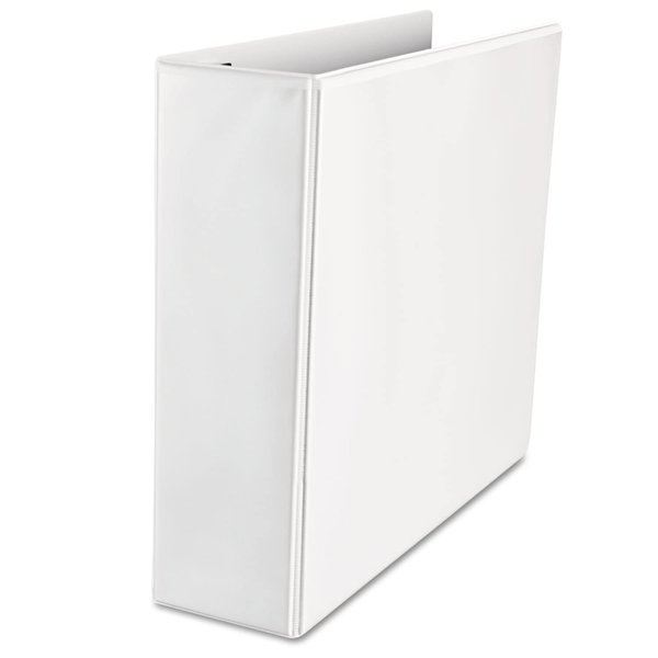 Universal UNV30752 3 in. Capacity 11 in. x 8.5 in. 3 Rings Deluxe Easy-to-Open D-Ring View Binder - White