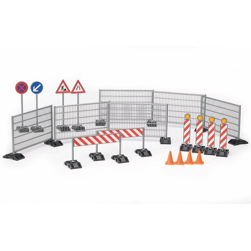 Bruder Construction Set: Railings, Site Signs and Pylons