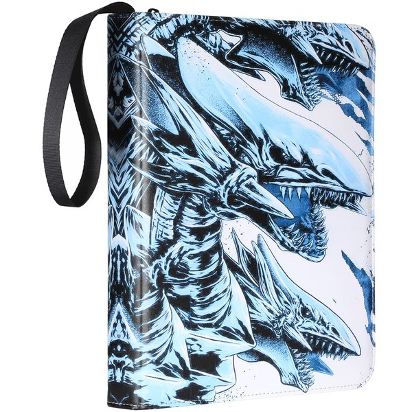 Card Binder for YuGiOh Cards - 9 Pocket Card Holder Book with Sleeves Compatible with Yugioh Cards, Holds 720+ Cards