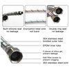 Bathfinesse 32-Inch Long Bathroom Kitchen Faucet Connector Braided Stainless Steel Faucet Supply Lines 3/8-Inch Female Compression Thread x M10 Male Connector, x 2 Pcs (1 Pair)