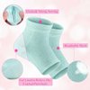 Selizo 4 Pairs Moisturizing Heel Socks for Women, Cracked Heel Socks Gel Heel Socks Callus Remover Socks Open Toe Socks Cracked Foot Toeless Heel Repair Socks for Women Dry Hard Cracked Feet