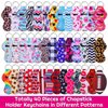 shynek Chapstick Holder Keychain, 40Pcs Lip Balm Holder Keychain Set (Neoprene, Multicolor, Women, Portable)