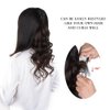 14 inches Clip in hair Extensions Remy Human Hair - 70g 7pcs 16 Clips Straight Thick 100% Real Human Hair Extensions for Women Medium Brown #4 Color