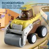 TUOLAJI Construction Toys for1-3 Year Old Boy (4pack),Toy Trucks,Toddler Car Toys Vehicles Press and Go Cars,Bulldozer Toys for Boys,Excavator Bulldozer Toy,Racing Toys Sand Toys Trucks Toys