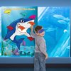 FEPITO Pin The Fin on The Shark Game with 24 Pcs Fins for Shark Birthday Party Decoration, Party Supplies