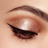 Liquid Eyeshadow Shimmer, Metallic Bronze Eyeshadow Makeup for Girl Women, Warm Eye Look, High-Impact, Glittery Finish, One-Swipe Coverage, No Transfer, No Fading, Long Wearing for 24 Hours, #4