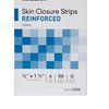 McKesson Skin Closure Adhesive Strips, Reinforced Steri Strip for Wound Care, 1/4 in x 1 1/2 in, 6 Per Pack, 50 Packs, 300 Total