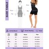 ZENUTA Shapewear Shorts for Women Comfortable Control High Waisted Body Shaper Shorts Seamless Underdress Thigh Slimmers (Black, M-L)