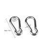 Hamineler 2PCS 304 Stainless Steel Single Pulley Block M15, Wire Rope Crane Pulley Block Hanging Wire Towing Wheel with 2PCS Spring Snap Hook