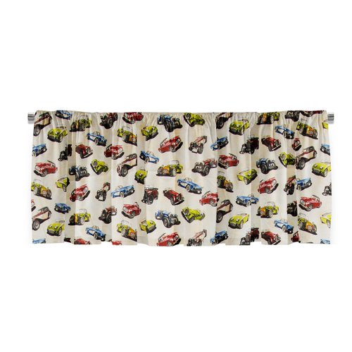 Glenna Jean Fast Track Window Valance, 92 x 18"