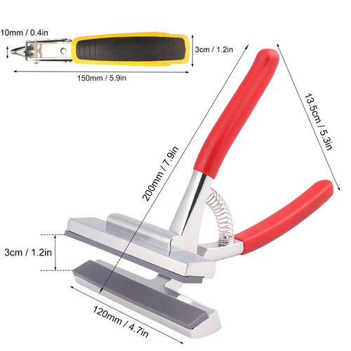 2 Pack Canvas Pliers with One Staple Remover, Canvas Stretcher Pliers for Stretching Canvas and Tightening Leather On Sofas, Installing Posters and Other Similar Applications.by GENHAKON