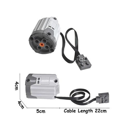 MOC Power Functions Technical Series XL Motor Compatible with Standard Building Blocks 8882 Pack of 4PCS