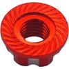 Vgoohobby 4Pcs Hexagonal Nuts, M4 Aluminum Alloy RC Wheel Hex Nuts Compatible with HSP Sakura D3 D4 1/10 RC Car (Red)