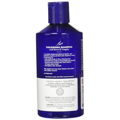 Avalon Organics Thickening Shampoo Complex (Packaging may vary), Biotin B, 14 Fl Oz