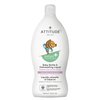 ATTITUDE Baby Bottle and Dishwashing Liquid, EWG Verified, Tough on Milk Residue and Grease, Vegan, Sweet Lullaby, 23.7 Fl Oz