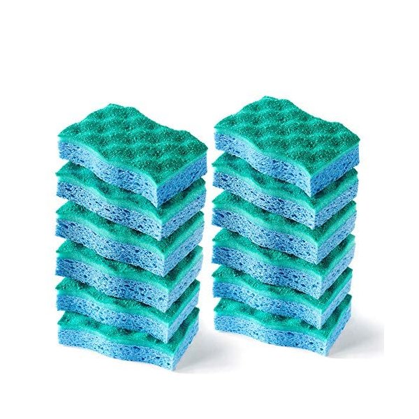 O-Cedar Multi-Use Scrunge Scrub Sponge 6 Count (Pack of 2)