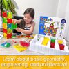 The Learning Journey: Techno Tiles Base Set Orignal Educational STEM Preschool Stacking Toy Construction Building Blocks 240+ Pieces Toys & Gifts for Boys & Girls Ages 4,5,6,7,8 Years and Up